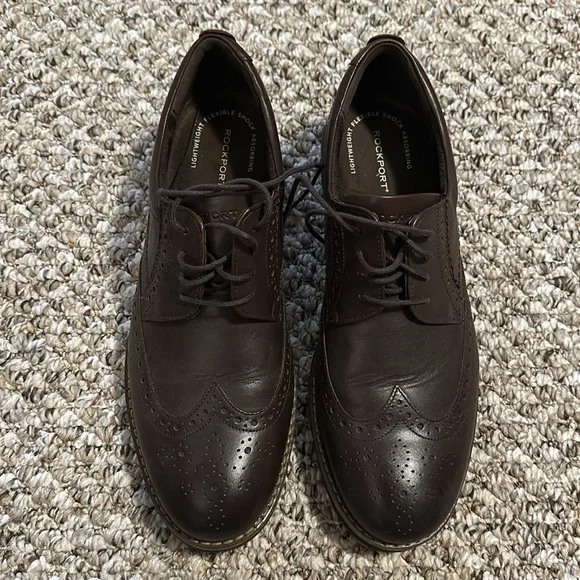 Rockport Marshall Wingtip Men’s Oxfords Dress Shoes - Picture 2 of 7